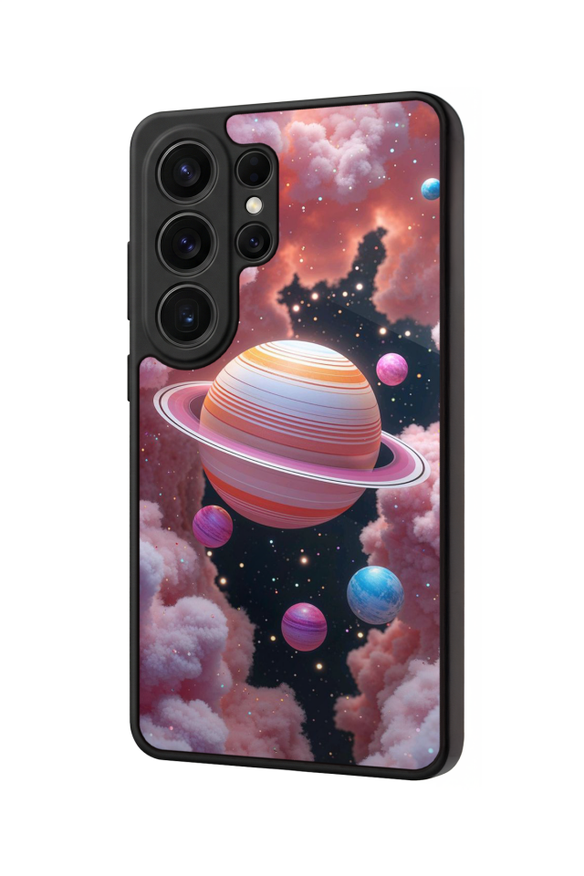 Samsung Galaxy S26 Ultra Uyumlu Uzay Tasarımlı Glossy Premium Kılıf