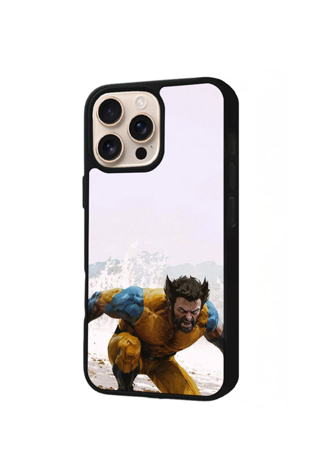 iPhone 15 Pro Max Uyumlu Wolverine Tasarımlı Glossy Premium Kılıf