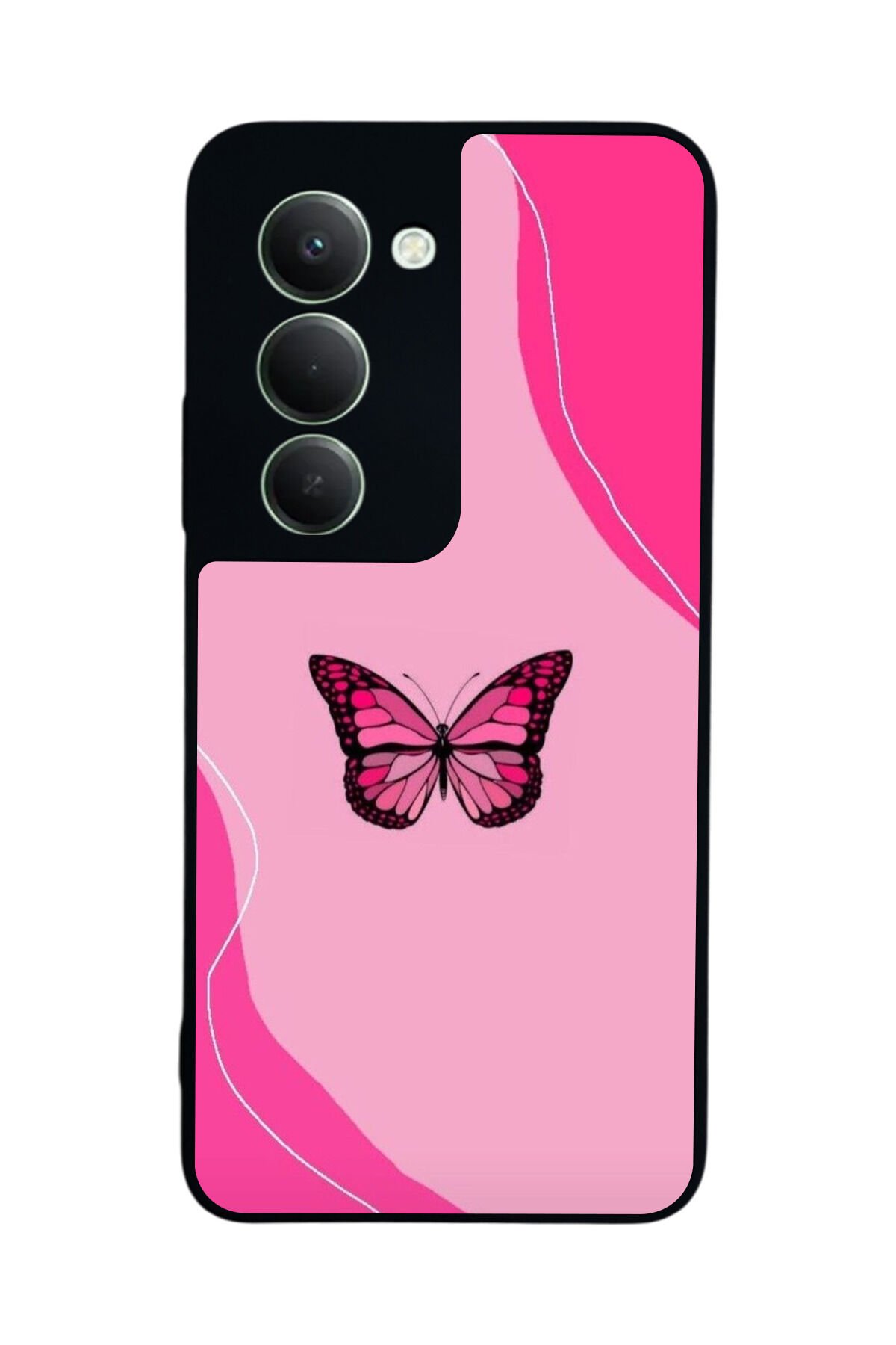 Xiaomi Redmi 15 5G Uyumlu Kelebek Tasarımlı Glossy Premium Kılıf