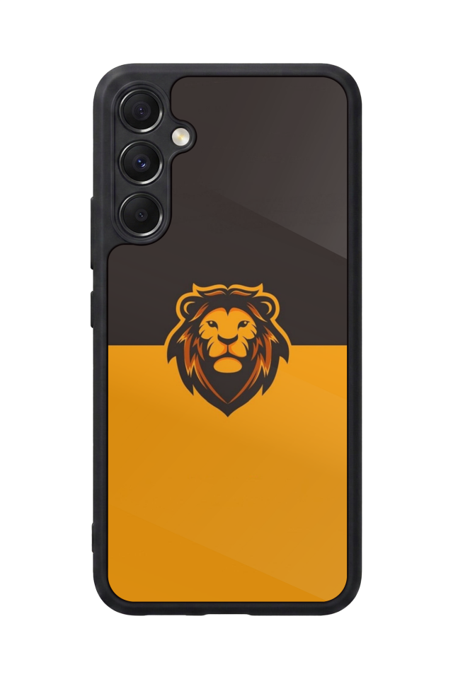 Samsung Galaxy A34 Uyumlu Aslan Tasarımlı Glossy Premium Kılıf