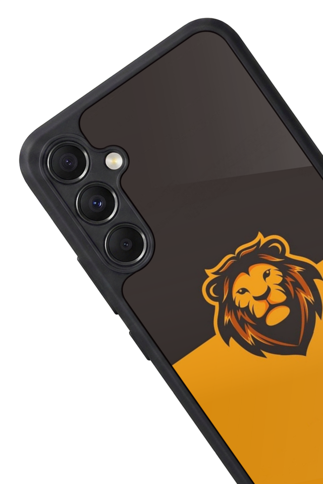 Samsung Galaxy A34 Uyumlu Aslan Tasarımlı Glossy Premium Kılıf