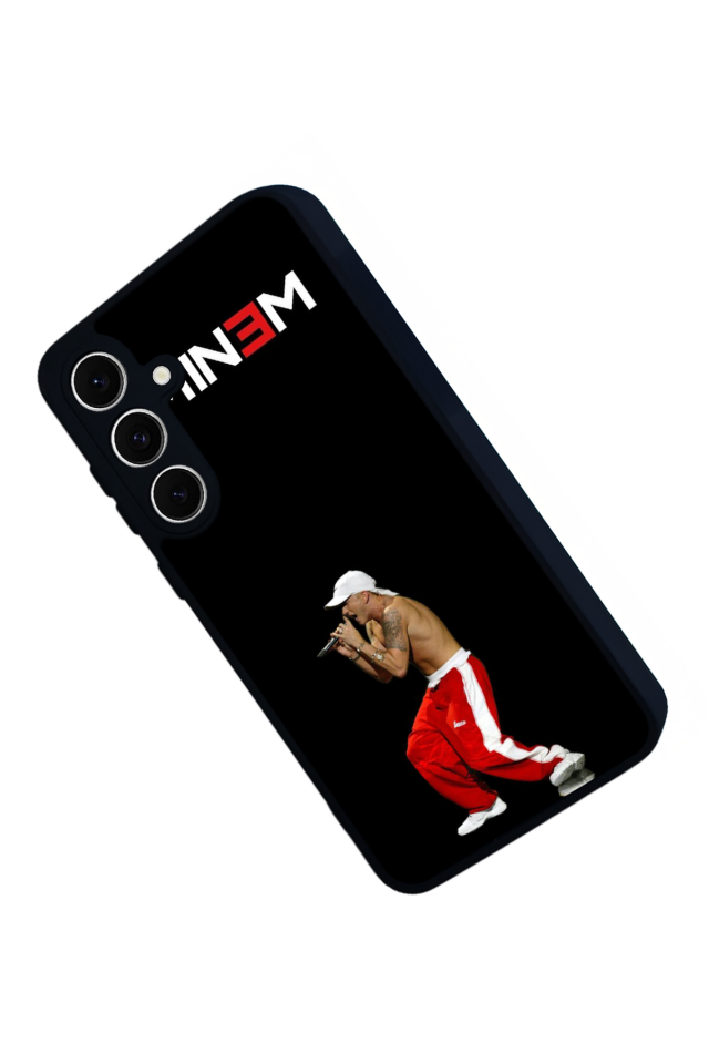 Samsung Galaxy S24 FE Uyumlu Eminem Tasarımlı Glossy Premium Kılıf