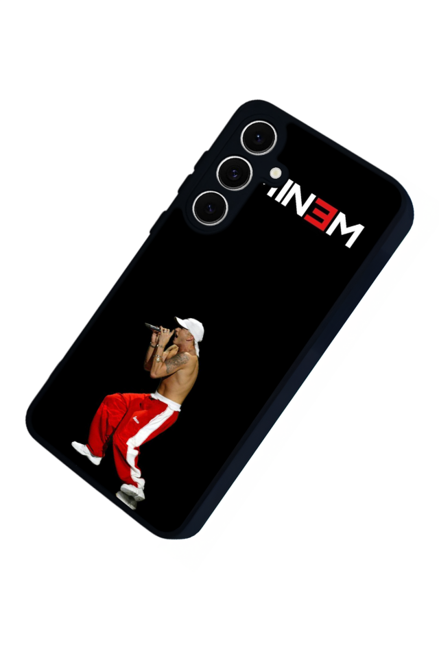 Samsung Galaxy S24 FE Uyumlu Eminem Tasarımlı Glossy Premium Kılıf