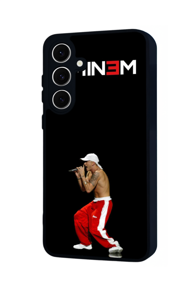 Samsung Galaxy S24 FE Uyumlu Eminem Tasarımlı Glossy Premium Kılıf