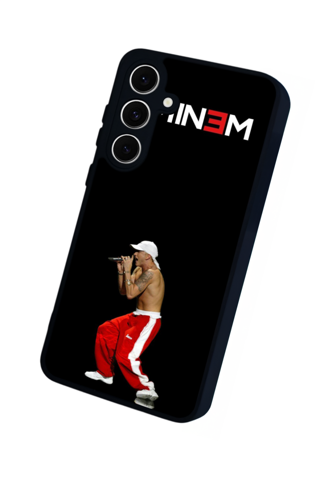 Samsung Galaxy S24 FE Uyumlu Eminem Tasarımlı Glossy Premium Kılıf