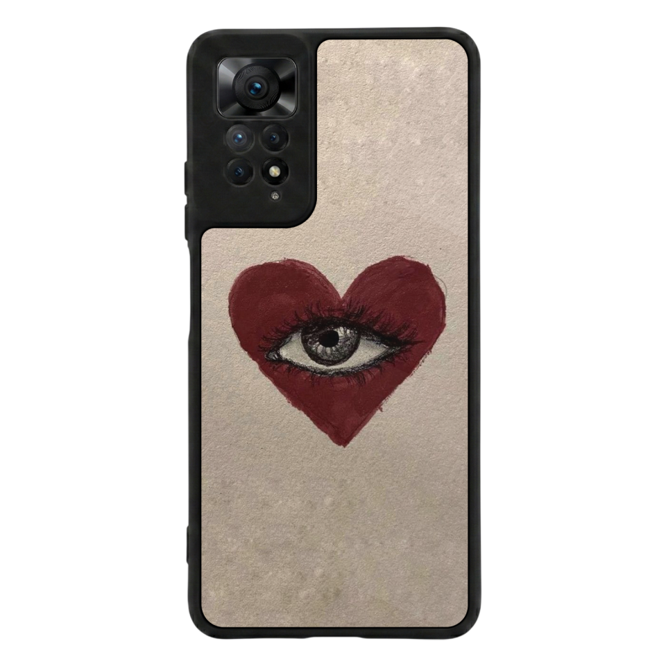 Xiaomi Redmi Note 12 Pro Uyumlu Kalp Love Tasarımlı Glossy Premium Kılıf