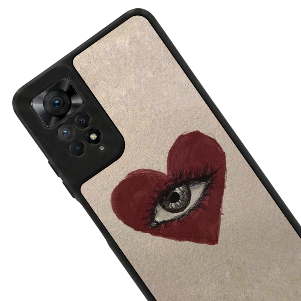 Xiaomi Redmi Note 12 Pro Uyumlu Kalp Love Tasarımlı Glossy Premium Kılıf