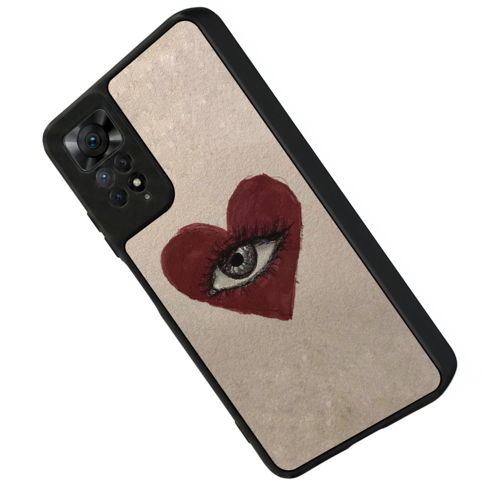 Xiaomi Redmi Note 12 Pro Uyumlu Kalp Love Tasarımlı Glossy Premium Kılıf