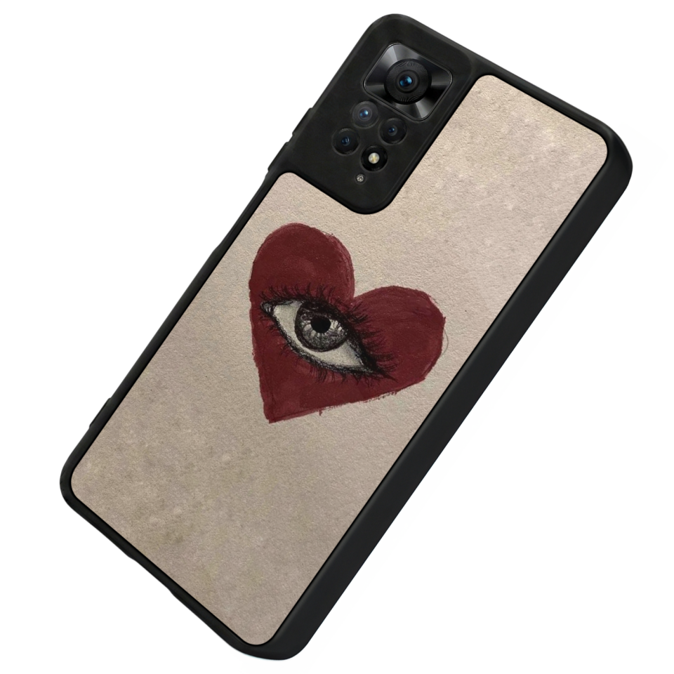 Xiaomi Redmi Note 12 Pro Uyumlu Kalp Love Tasarımlı Glossy Premium Kılıf