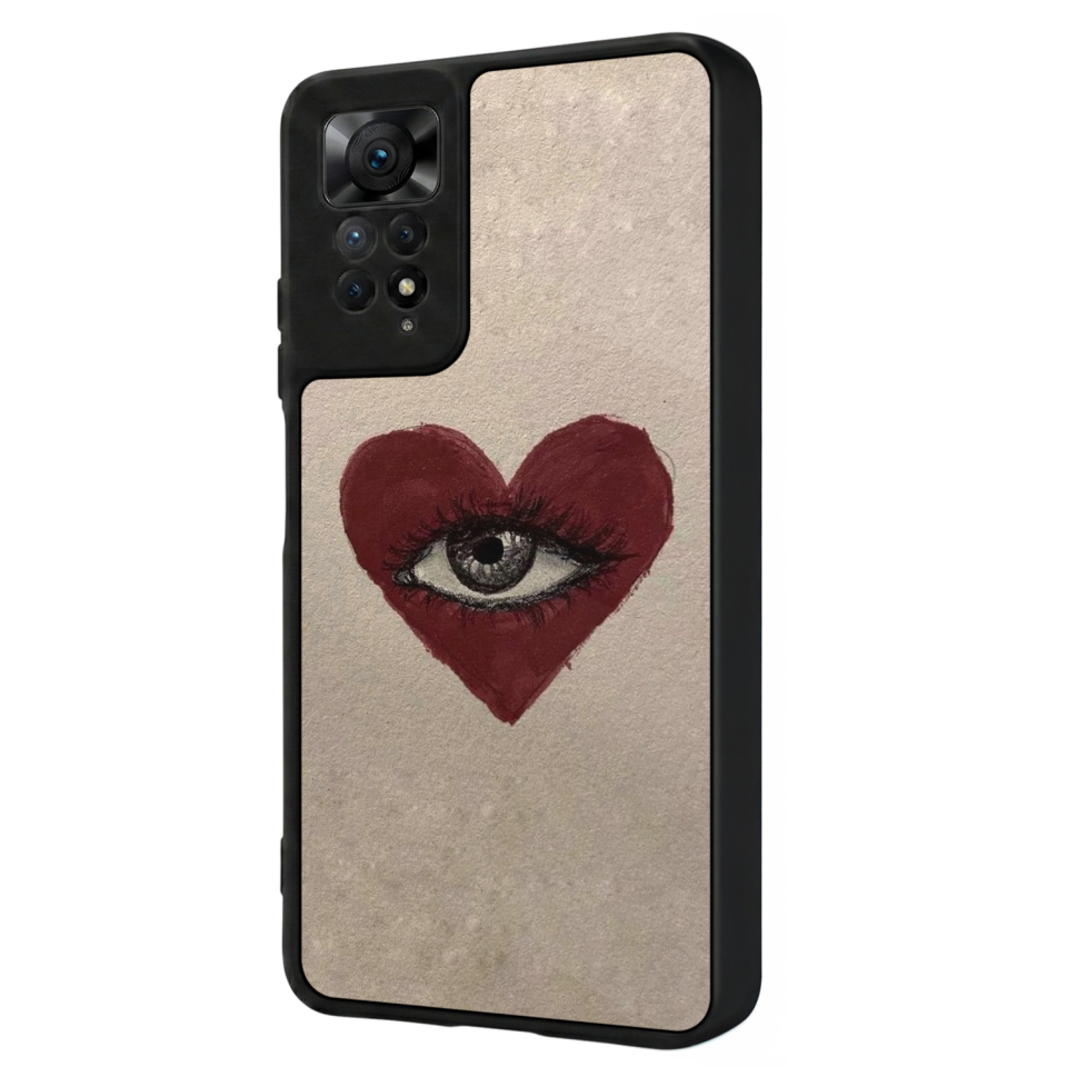 Xiaomi Redmi Note 12 Pro Uyumlu Kalp Love Tasarımlı Glossy Premium Kılıf