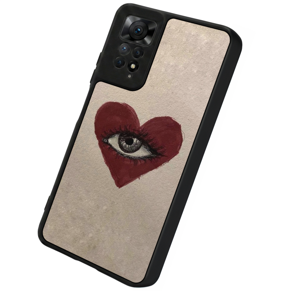 Xiaomi Redmi Note 12 Pro Uyumlu Kalp Love Tasarımlı Glossy Premium Kılıf