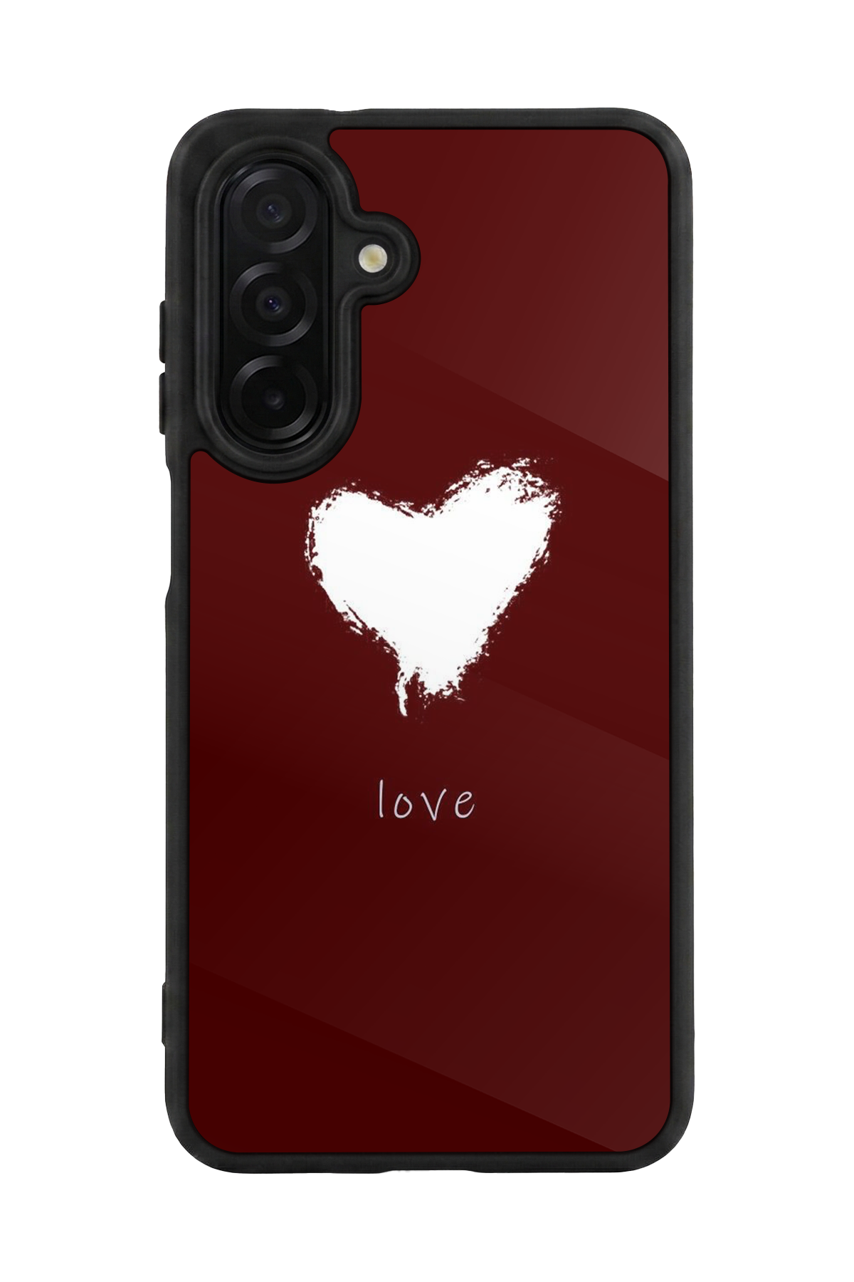 Samsung Galaxy A26 Uyumlu Kalp Love Tasarımlı Glossy Premium Kılıf