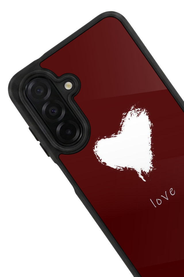 Samsung Galaxy A26 Uyumlu Kalp Love Tasarımlı Glossy Premium Kılıf