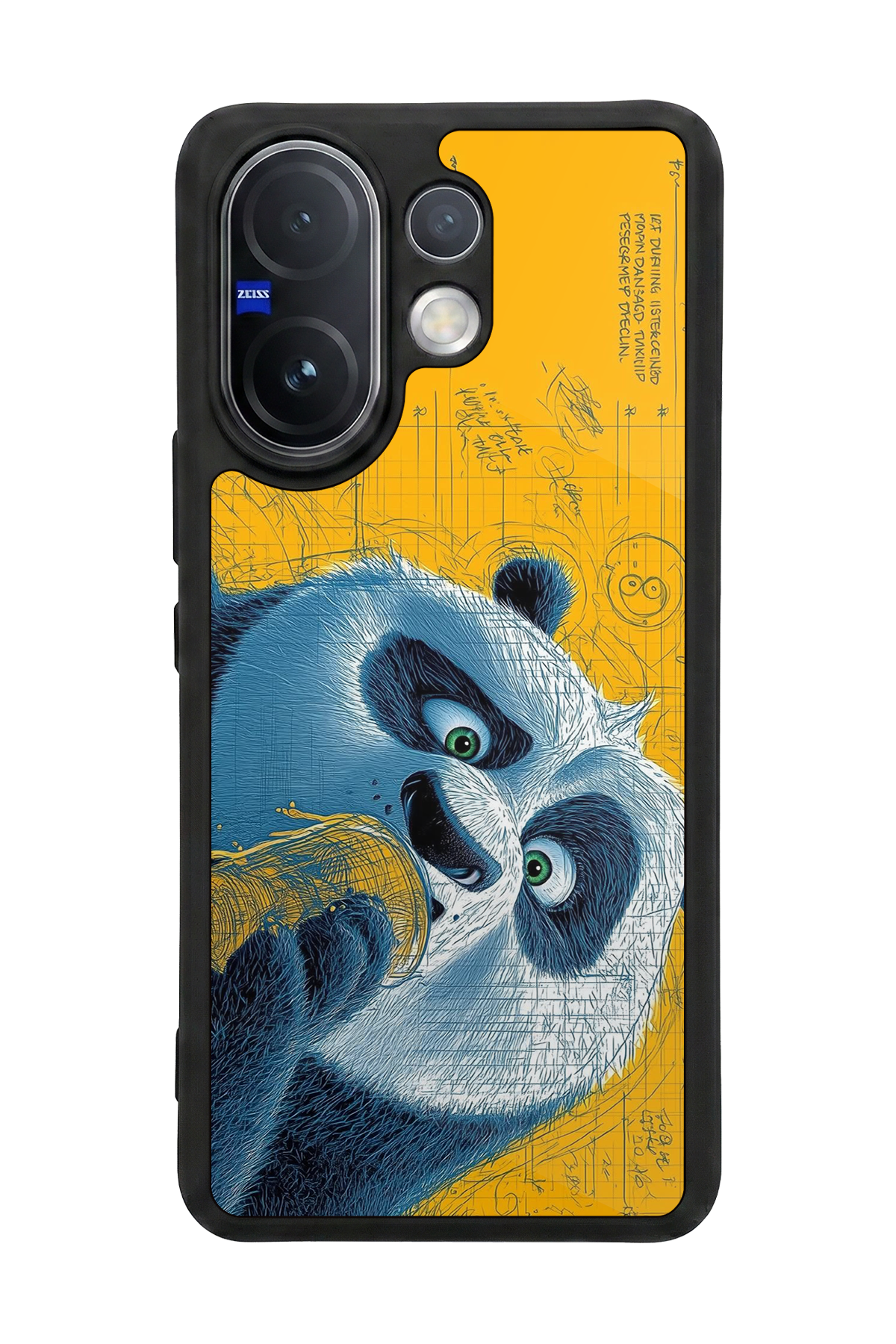 Vivo V60 Uyumlu Kung Fu Panda Tasarımlı Glossy Premium Kılıf