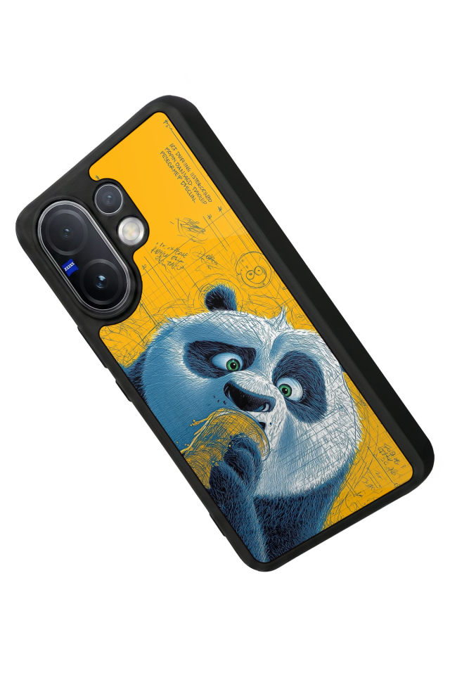 Vivo V60 Uyumlu Kung Fu Panda Tasarımlı Glossy Premium Kılıf