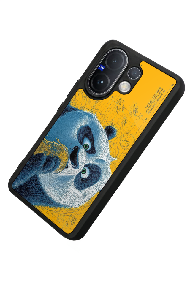 Vivo V60 Uyumlu Kung Fu Panda Tasarımlı Glossy Premium Kılıf