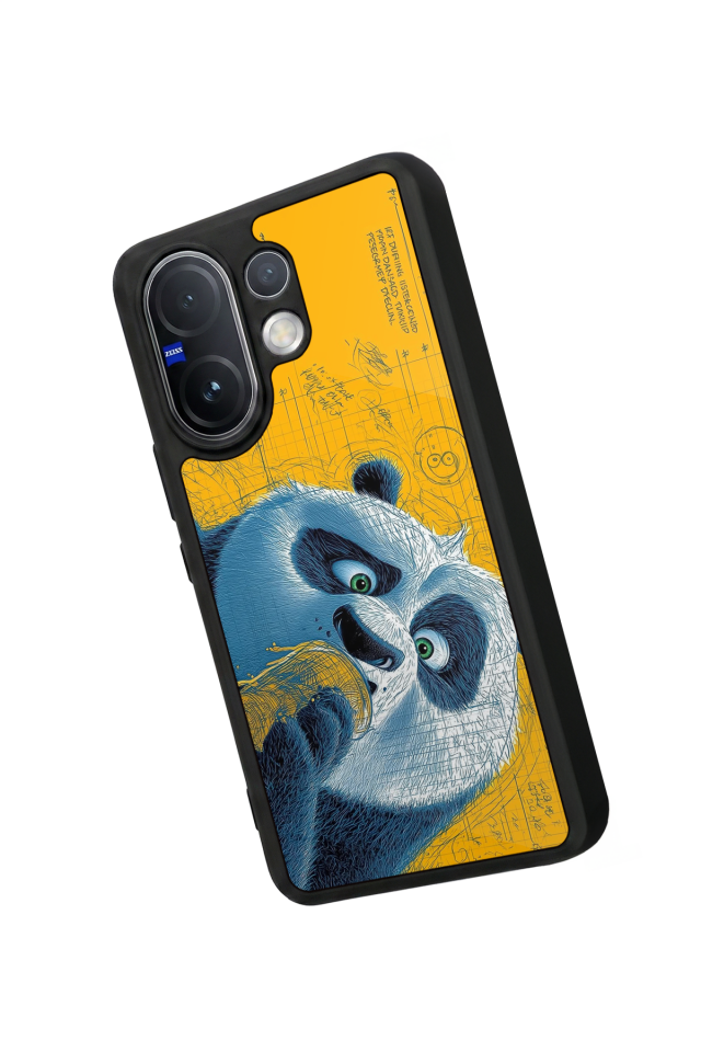 Vivo V60 Uyumlu Kung Fu Panda Tasarımlı Glossy Premium Kılıf