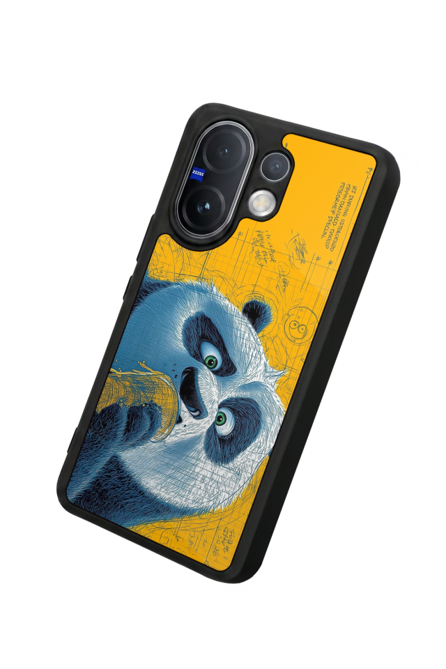 Vivo V60 Uyumlu Kung Fu Panda Tasarımlı Glossy Premium Kılıf