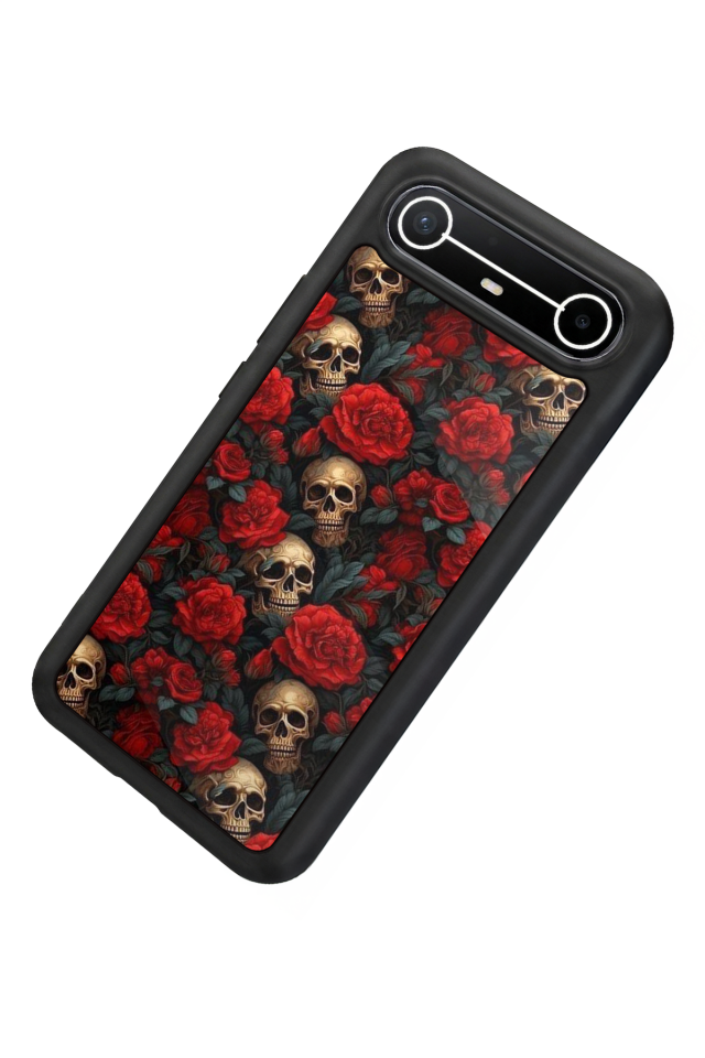 Tecno Spark Slim 5G Uyumlu KuruKafa Tasarımlı Glossy Premium Kılıf