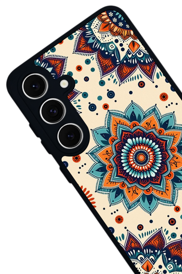 Samsung Galaxy A16 Uyumlu Mandala Tasarımlı Glossy Premium Kılıf