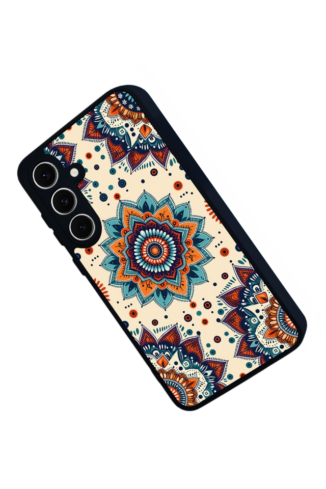 Samsung Galaxy A16 Uyumlu Mandala Tasarımlı Glossy Premium Kılıf
