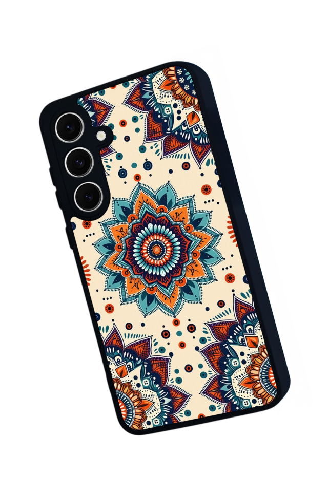 Samsung Galaxy A16 Uyumlu Mandala Tasarımlı Glossy Premium Kılıf