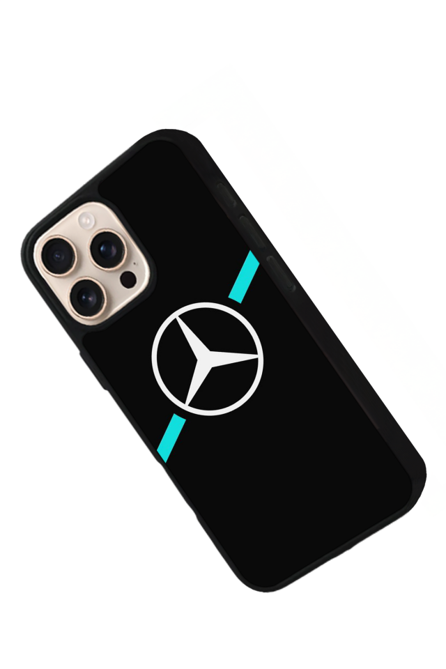 iPhone 14 Pro Uyumlu Mercedes Tasarımlı Glossy Premium Kılıf
