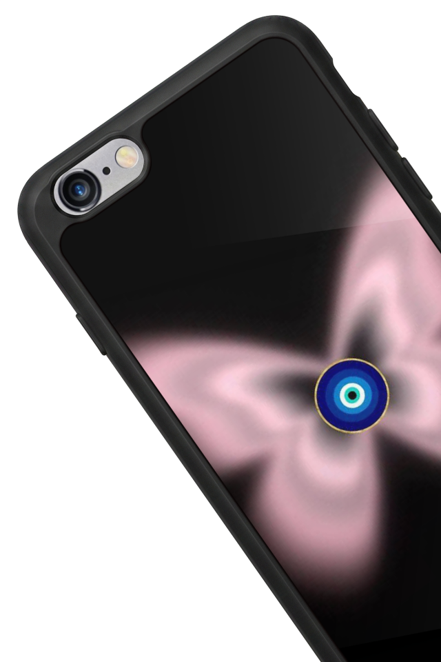iPhone 6 Plus Uyumlu Nazar Tasarımlı Glossy Premium Kılıf