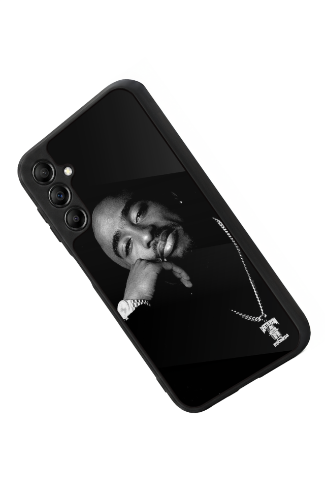 Samsung Galaxy A14 Uyumlu Tupac Tasarımlı Glossy Premium Kılıf