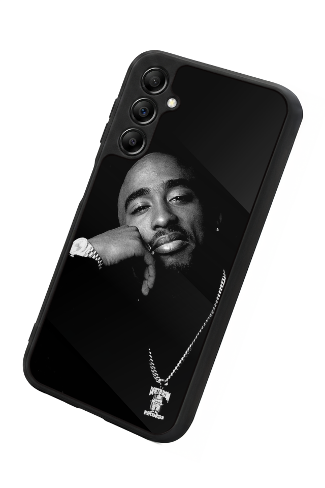 Samsung Galaxy A14 Uyumlu Tupac Tasarımlı Glossy Premium Kılıf