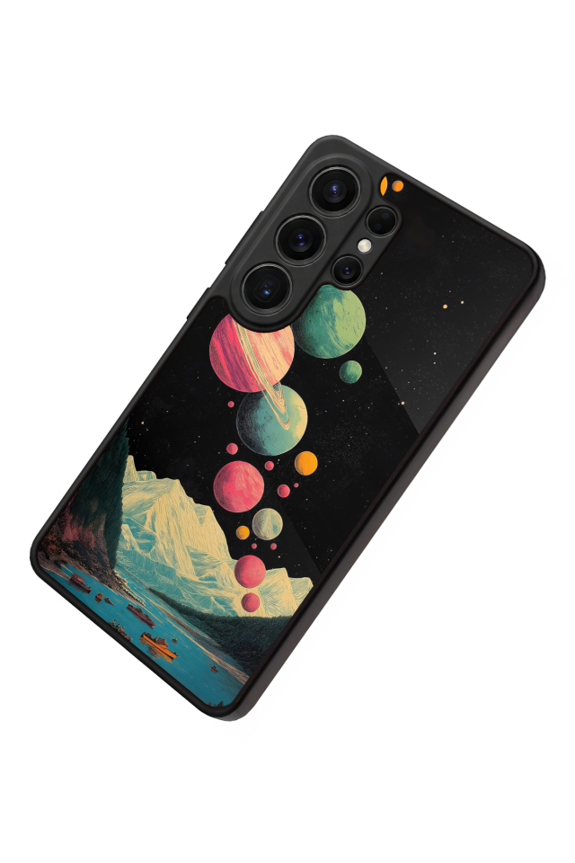 Samsung Galaxy S26 Ultra Uyumlu Uzay Tasarımlı Glossy Premium Kılıf