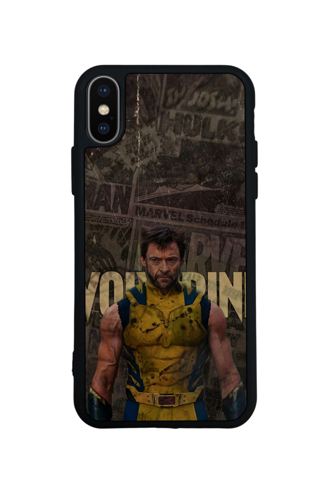 iPhone XS Max Uyumlu Wolverine Tasarımlı Glossy Premium Kılıf