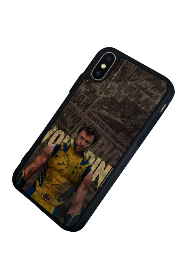 iPhone XS Max Uyumlu Wolverine Tasarımlı Glossy Premium Kılıf