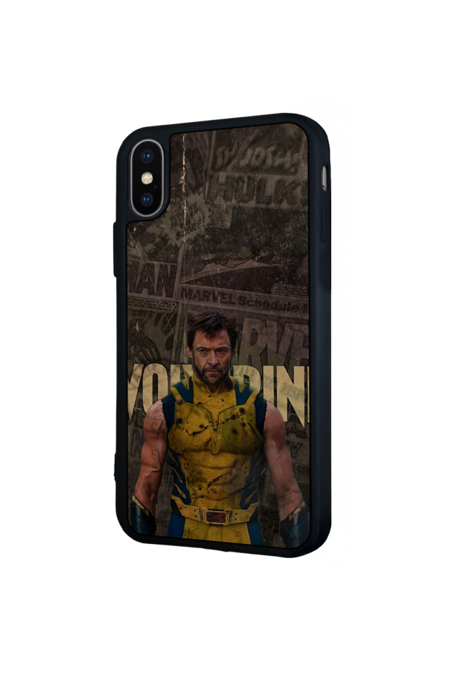 iPhone XS Max Uyumlu Wolverine Tasarımlı Glossy Premium Kılıf