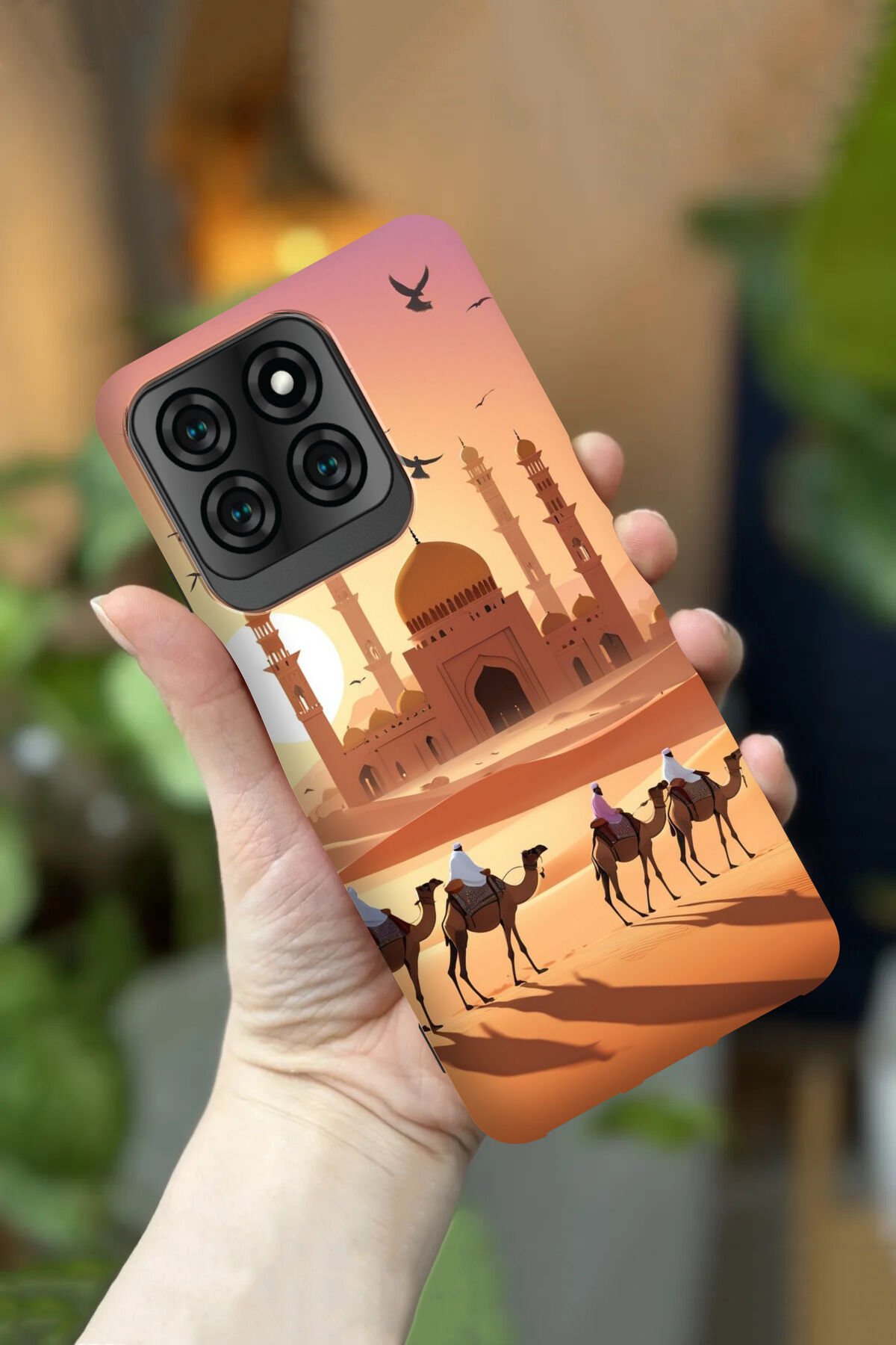 Reeder S71 Uyumlu Kamera Korumalı İslam Desenli HD Baskılı Silikon Kılıf