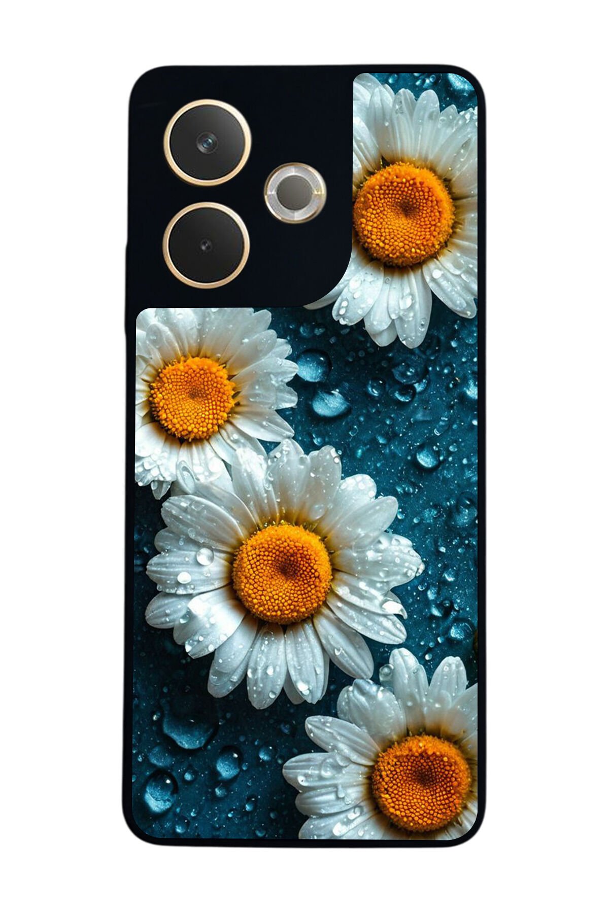 Oppo A5 Pro Uyumlu Cicek Tasarımlı Glossy Premium Kılıf