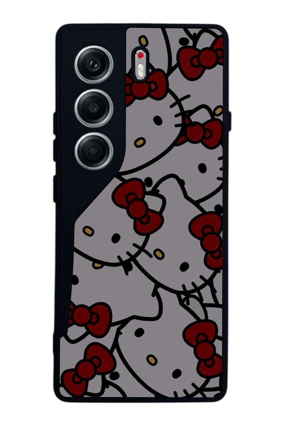 Tecno Camon 40 Uyumlu HelloKitty Tasarımlı Glossy Premium Kılıf