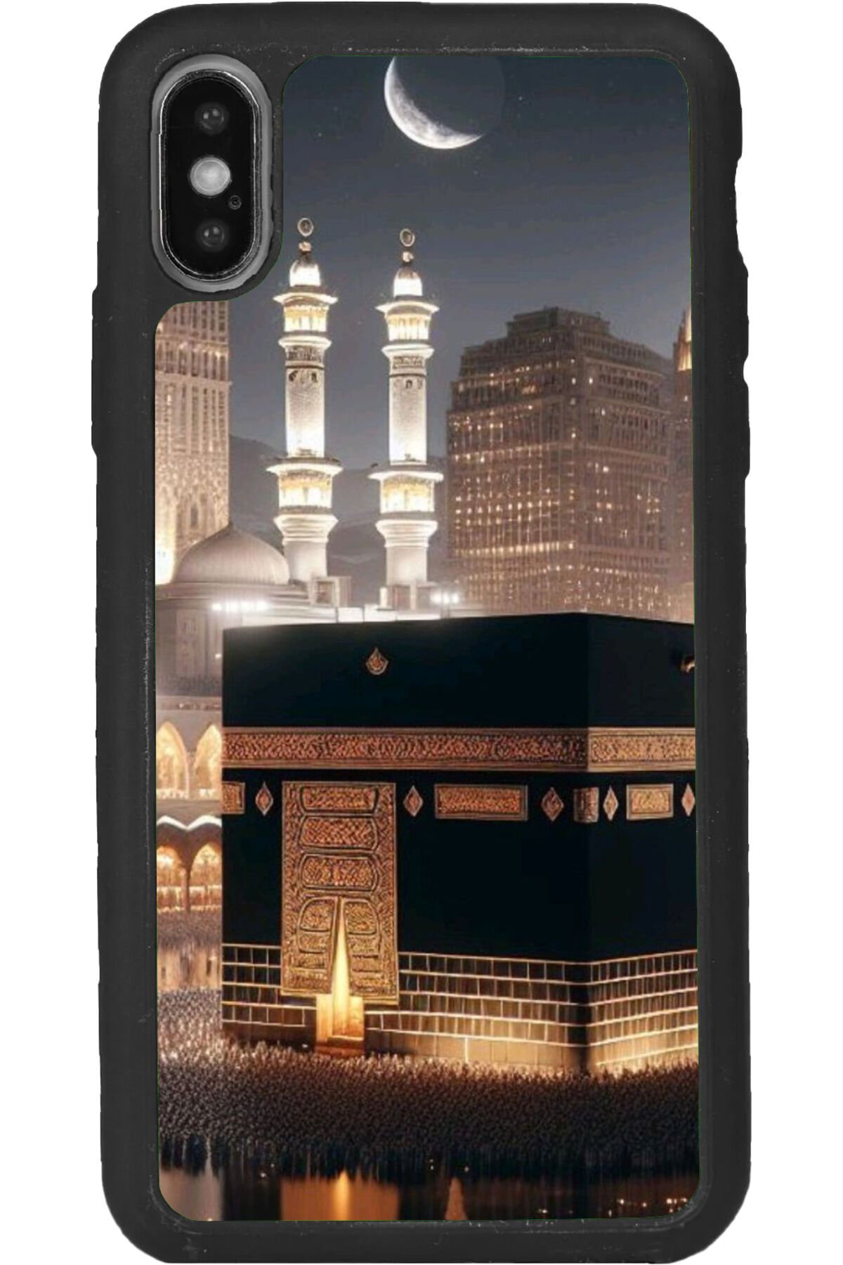 iPhone XS Max Uyumlu Mat Siyah uyumlu Kılıf – Yumuşak Silikon, Koruyucu, Şok Emici Kapak