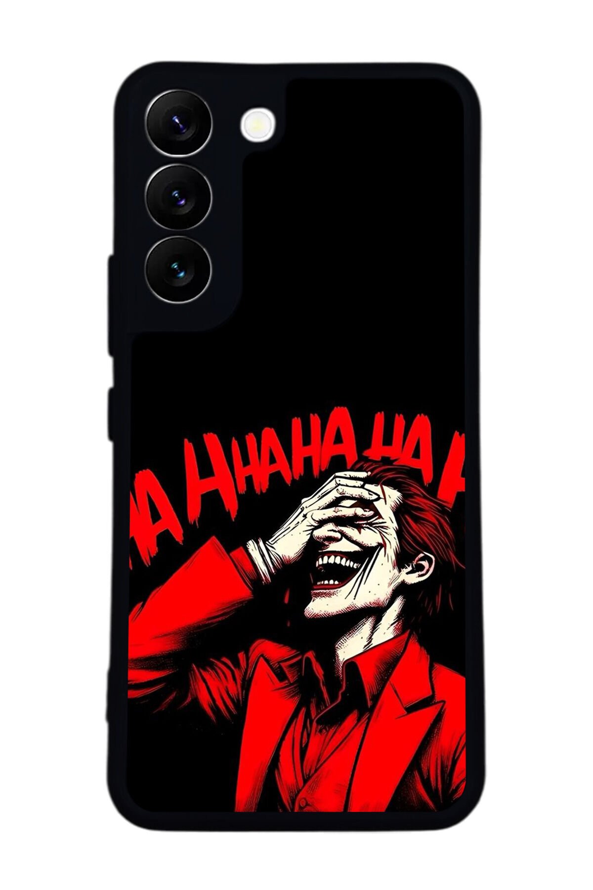 Samsung Galaxy S22 Uyumlu Joker Tasarımlı Glossy Premium Kılıf