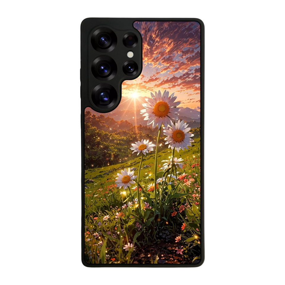 Samsung Galaxy S25 Ultra Uyumlu Cicek Tasarımlı Glossy Premium Kılıf