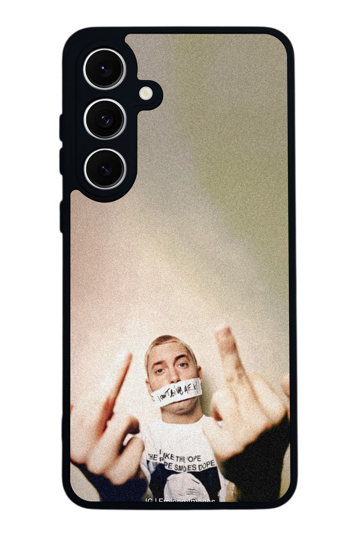 Samsung Galaxy S24 FE Uyumlu Eminem Tasarımlı Glossy Premium Kılıf