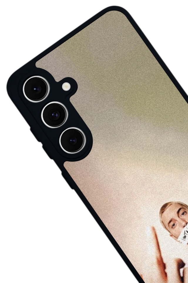 Samsung Galaxy S24 FE Uyumlu Eminem Tasarımlı Glossy Premium Kılıf