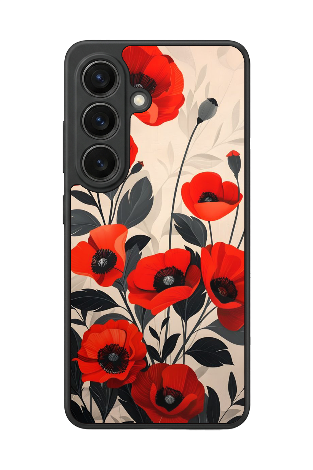Samsung Galaxy S26 Uyumlu Floral Tasarımlı Glossy Premium Kılıf