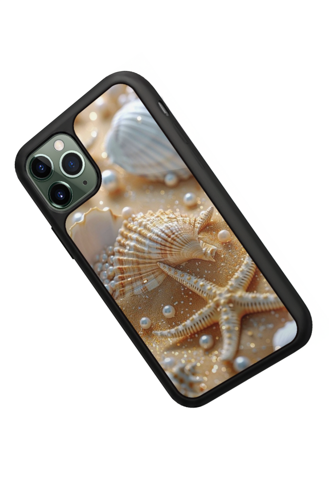 iPhone 11 Pro Max Uyumlu  İnci Tasarımlı Glossy Premium Kılıf