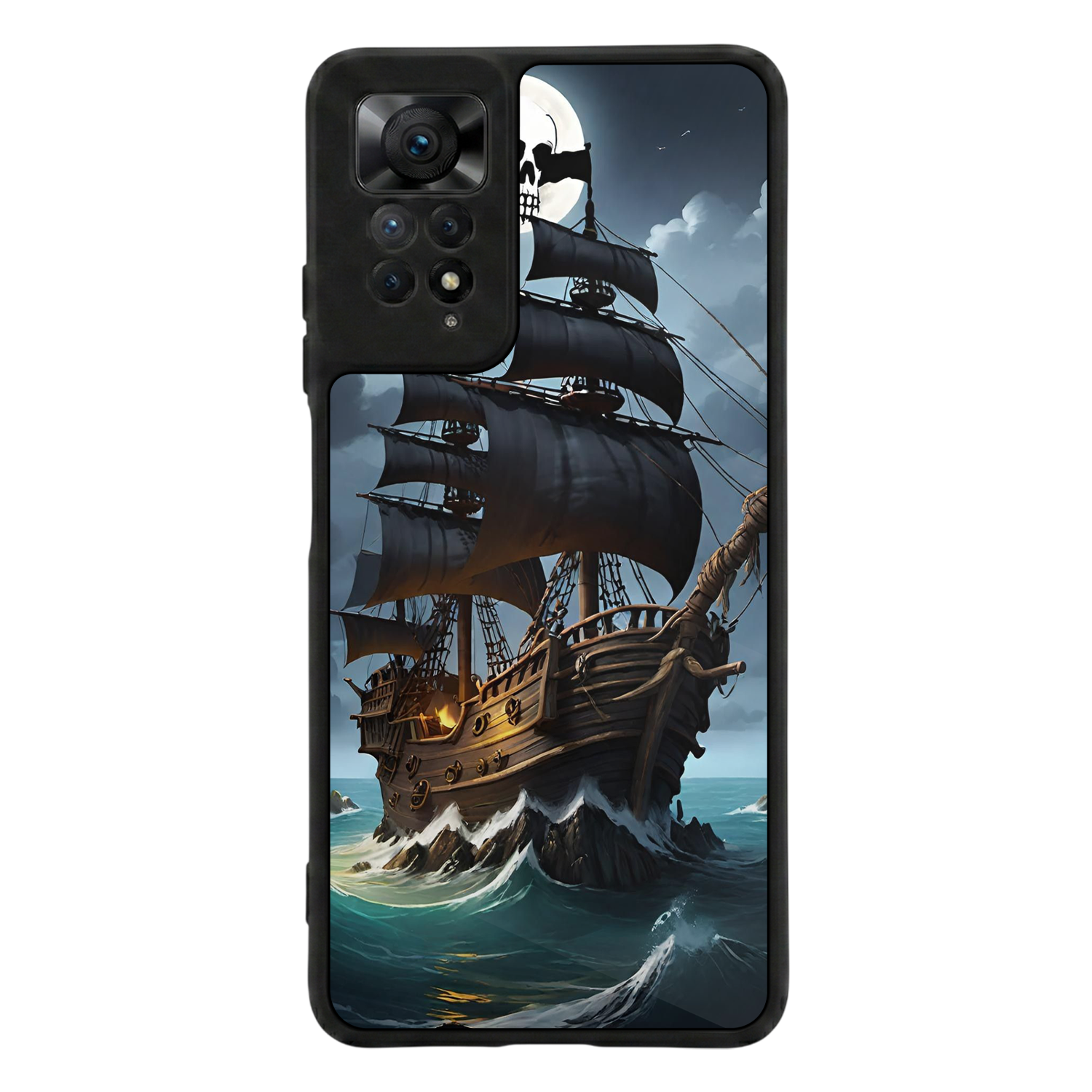 Xiaomi Redmi Note 11 Pro Uyumlu Korsan Tasarımlı Glossy Premium Kılıf