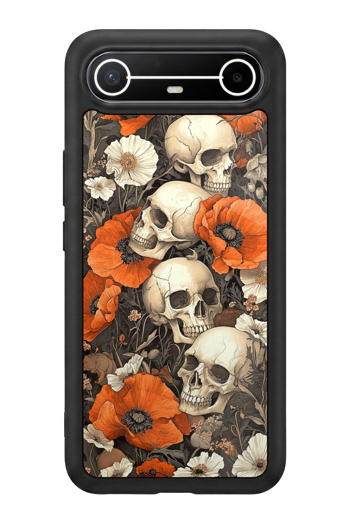 Tecno Spark Slim 5G Uyumlu KuruKafa Tasarımlı Glossy Premium Kılıf