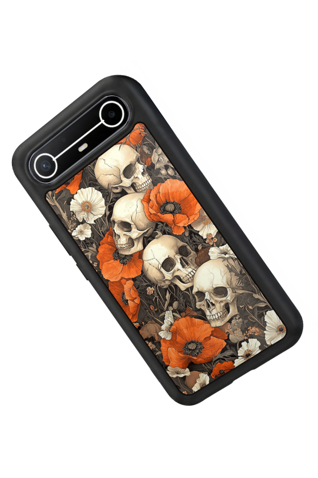 Tecno Spark Slim 5G Uyumlu KuruKafa Tasarımlı Glossy Premium Kılıf