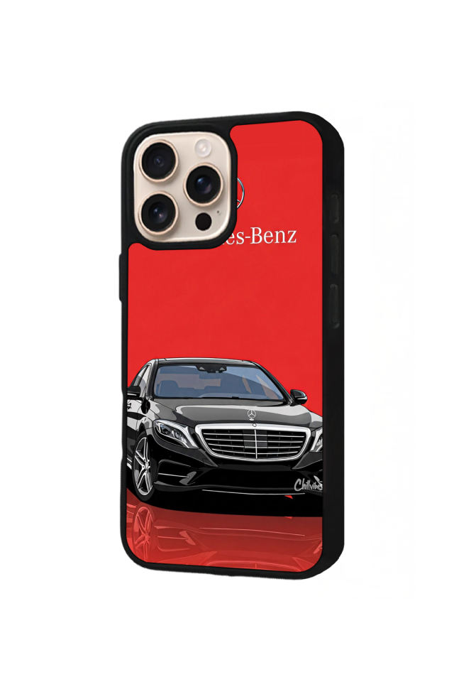 iPhone 14 Pro Uyumlu Mercedes Tasarımlı Glossy Premium Kılıf