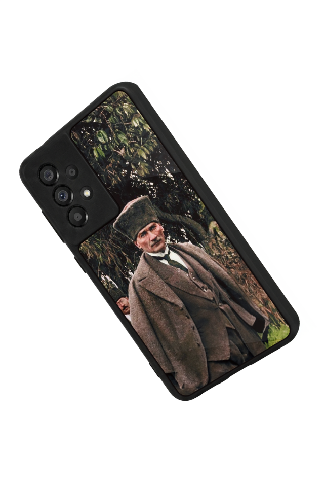 Samsung Galaxy A73 Uyumlu Mustafa Kemal Ataturk Tasarımlı Glossy Premium Kılıf