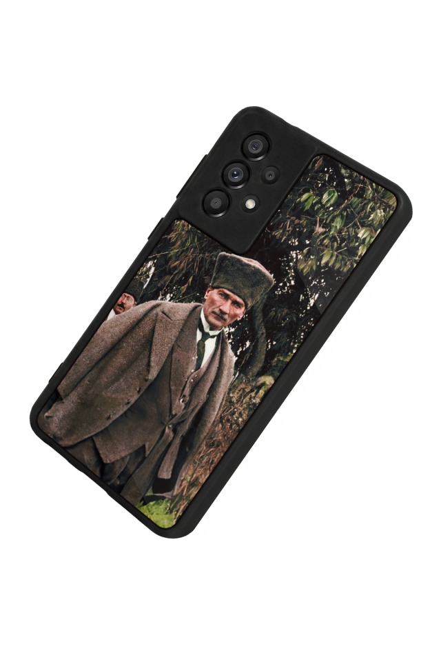 Samsung Galaxy A73 Uyumlu Mustafa Kemal Ataturk Tasarımlı Glossy Premium Kılıf
